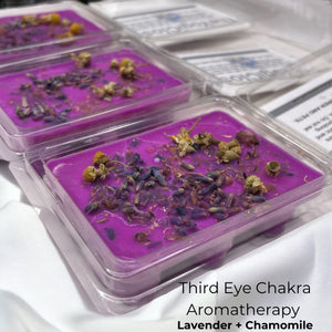 Handcrafted 7 Chakra Soy Wax Melts - Natural Essential Oils for Third Eye Chakra Healing
- Breathe Well Aromatherapy