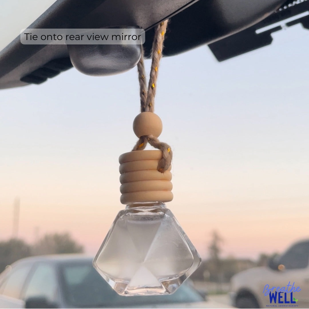 Essential oil hanging car diffuser breathe well aromatherapy 