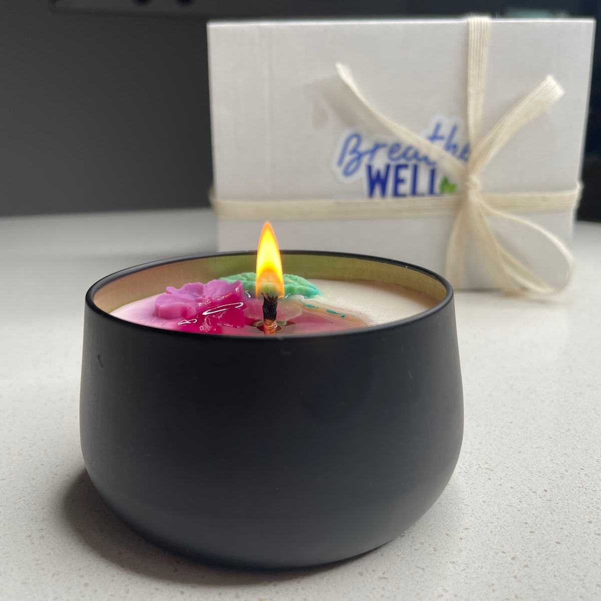Meditation candle - Breathe well aromatherapy