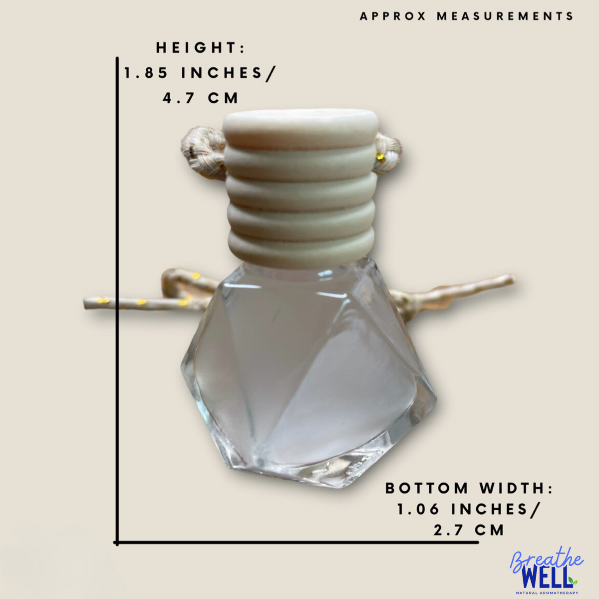 Essential oil car diffuser breathe well aromatherapy 