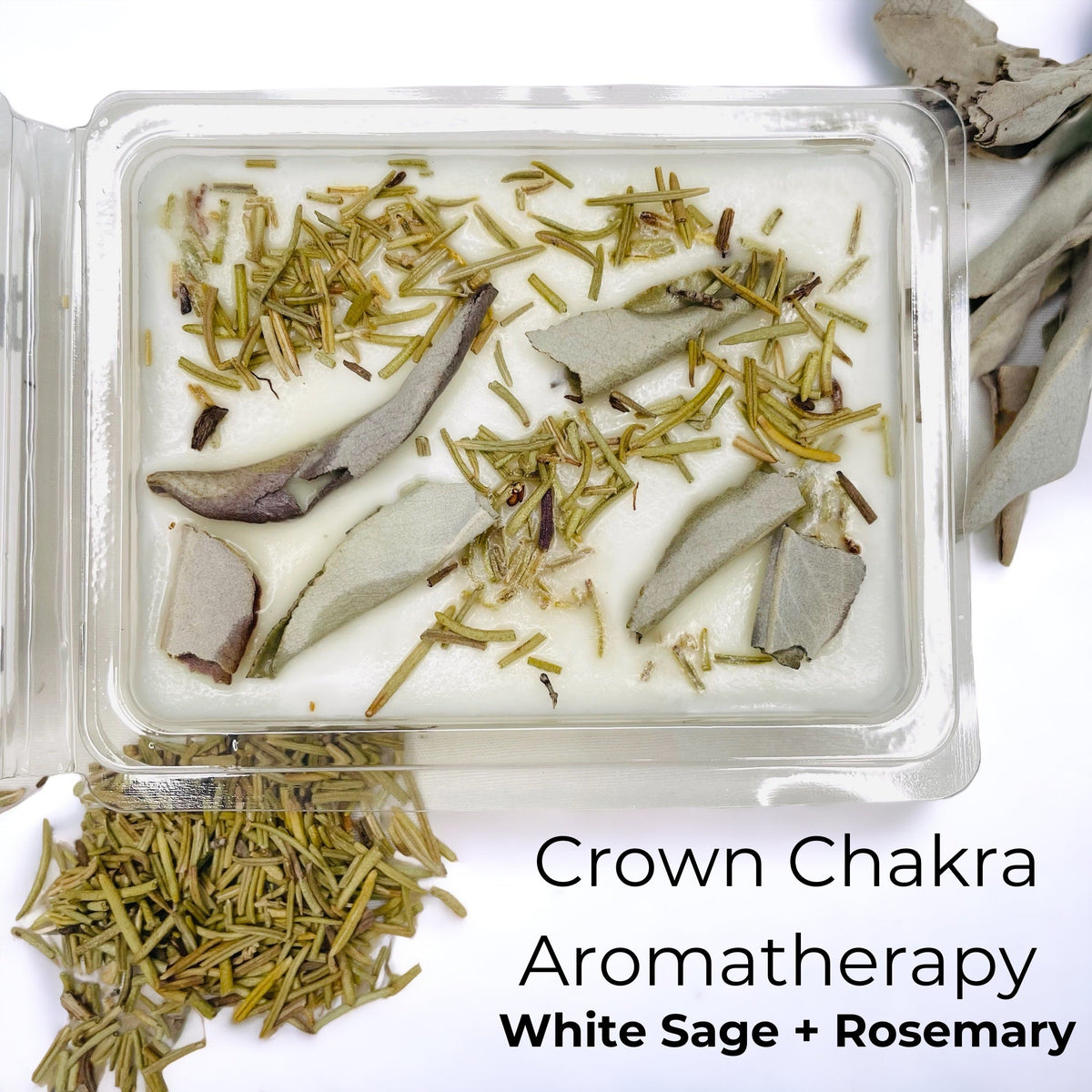 Handcrafted 7 Chakra Soy Wax Melts - Natural Essential Oils for Crown Chakra Healing
 - Breathe Well Aromatherapy