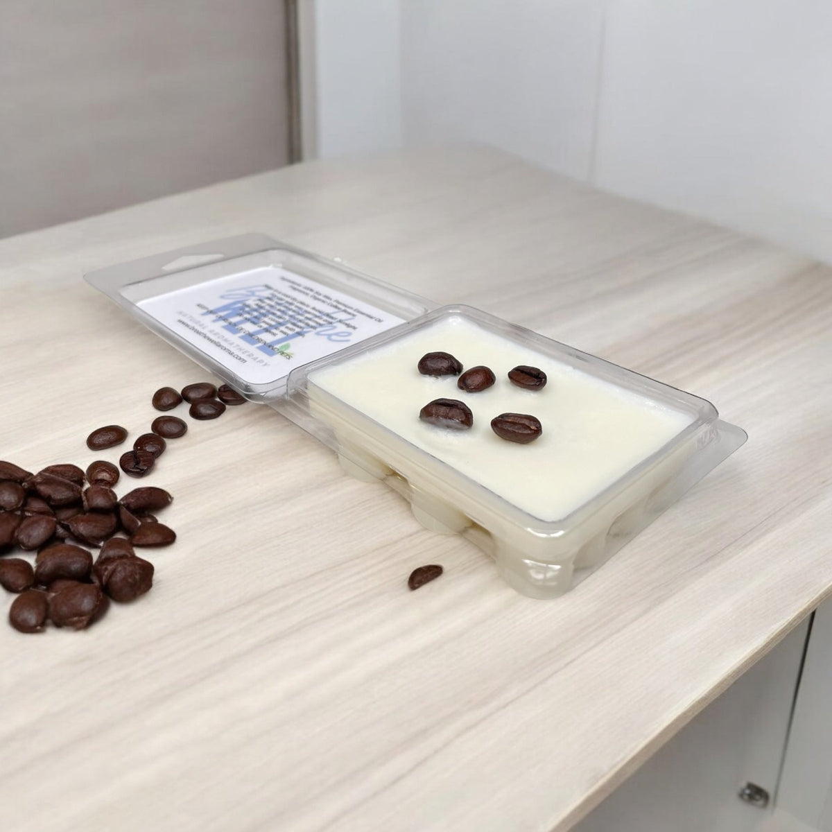 Cozy Home Fragrance: Mocha Coffee Scented Soy Wax Melts - Breathe Well Aromatherapy